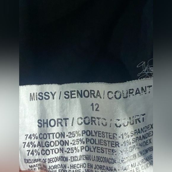Nine West Jeans Women’s Size 31/ 12 Short Washed Black Zip Fly 5 Pocket Design - Picture 5 of 5